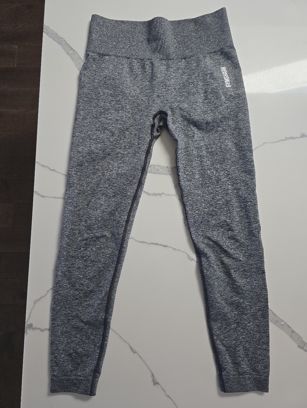 Gymshark Seamless High-Waist Heather Charcoal Leggings
